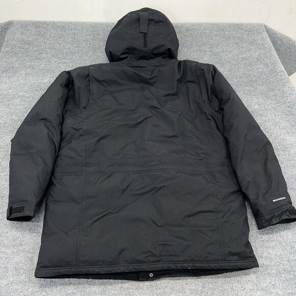 Eddie Bauer Jacket Mens 2XL Black Parka Coat Down Waterproof Hooded WeatherEdge - Picture 13 of 13
